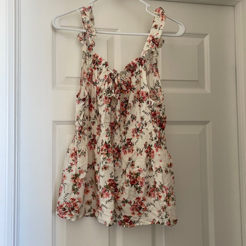 No boundaries floral tank top